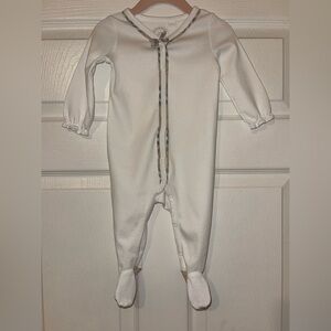 Burberry Children White and Tan Kids One Piece